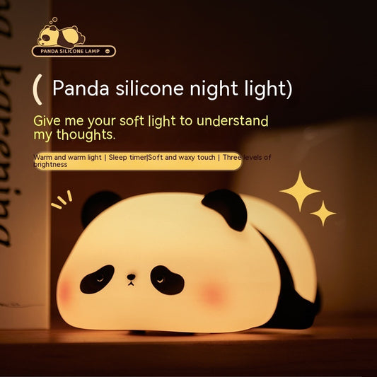 Panda Night Light – Cute Silicone LED Lamp for Kids Bedroom, Nursery & Gift Ideas