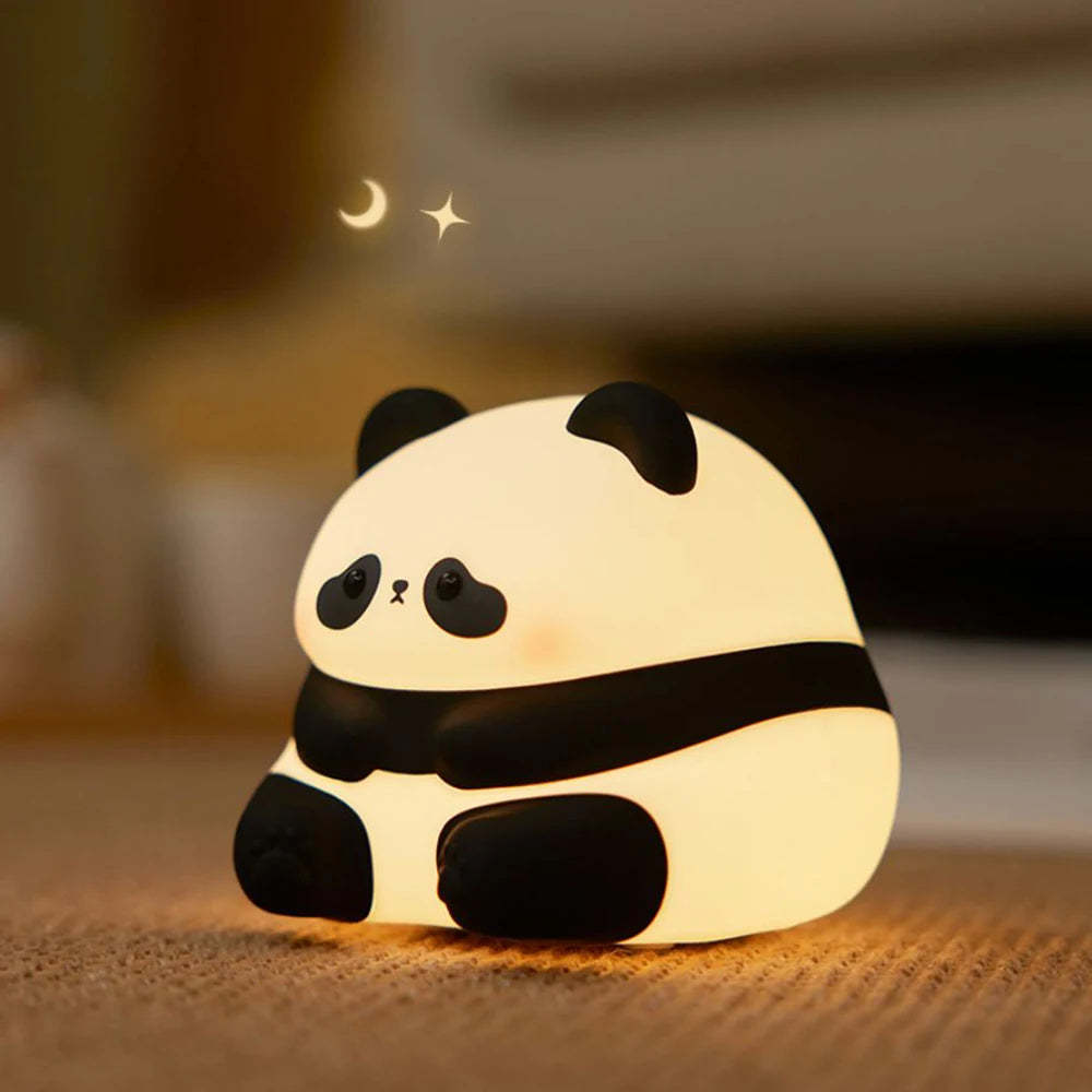 Panda Night Light – Cute Silicone LED Lamp for Kids Bedroom, Nursery & Gift Ideas