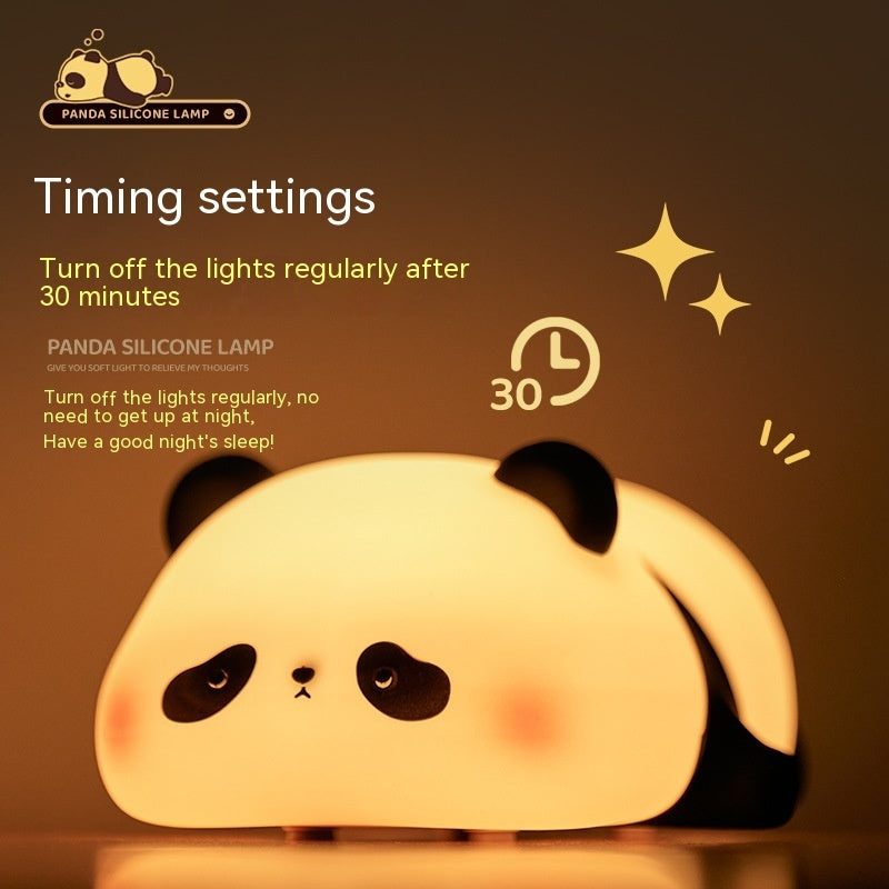 Panda Night Light – Cute Silicone LED Lamp for Kids Bedroom, Nursery & Gift Ideas