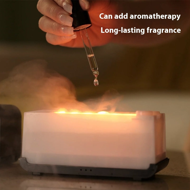 Flame Aroma Diffuser & USB Humidifier – Timing Spray Ultrasonic Aromatherapy Machine
