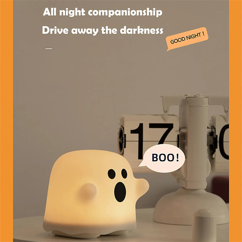 CozyGlow Silicone Night Light – Touch LED Bedside Lamp for Home & Gift Ideas